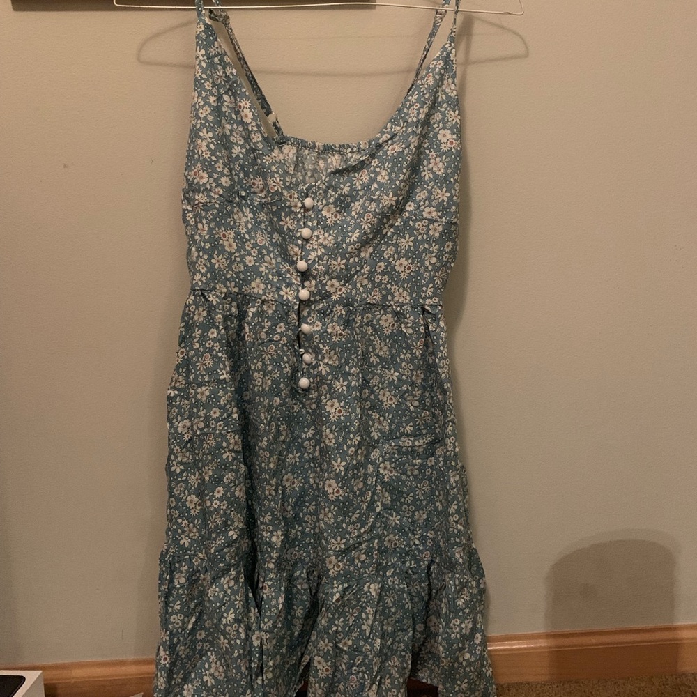 Blue/green sundress- new